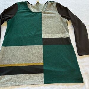 Christopher & Banks Multicolor Long Sleeve Top xl